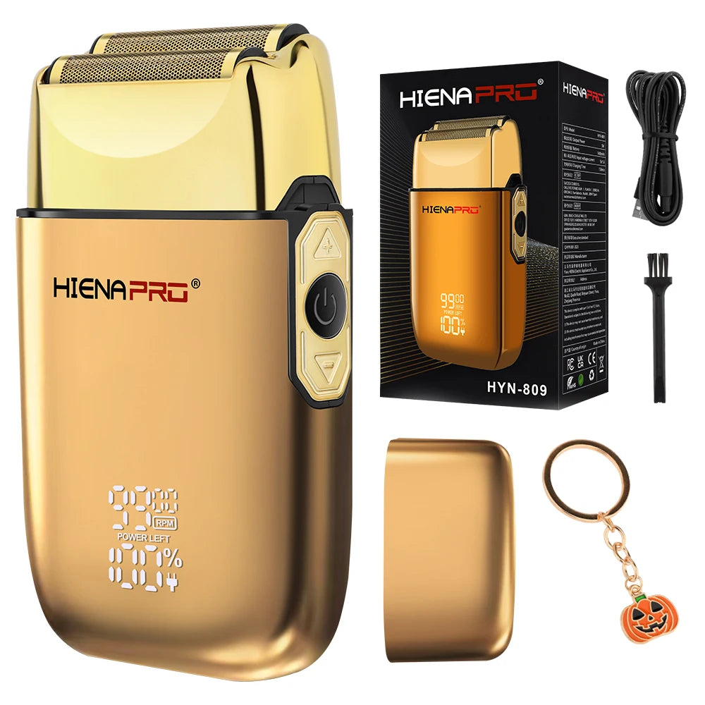 HIENA Hair cutting machine Hair clipperRechargeable Pro Electric Shaver For Men Hair Beard Electric home appliance Christmas