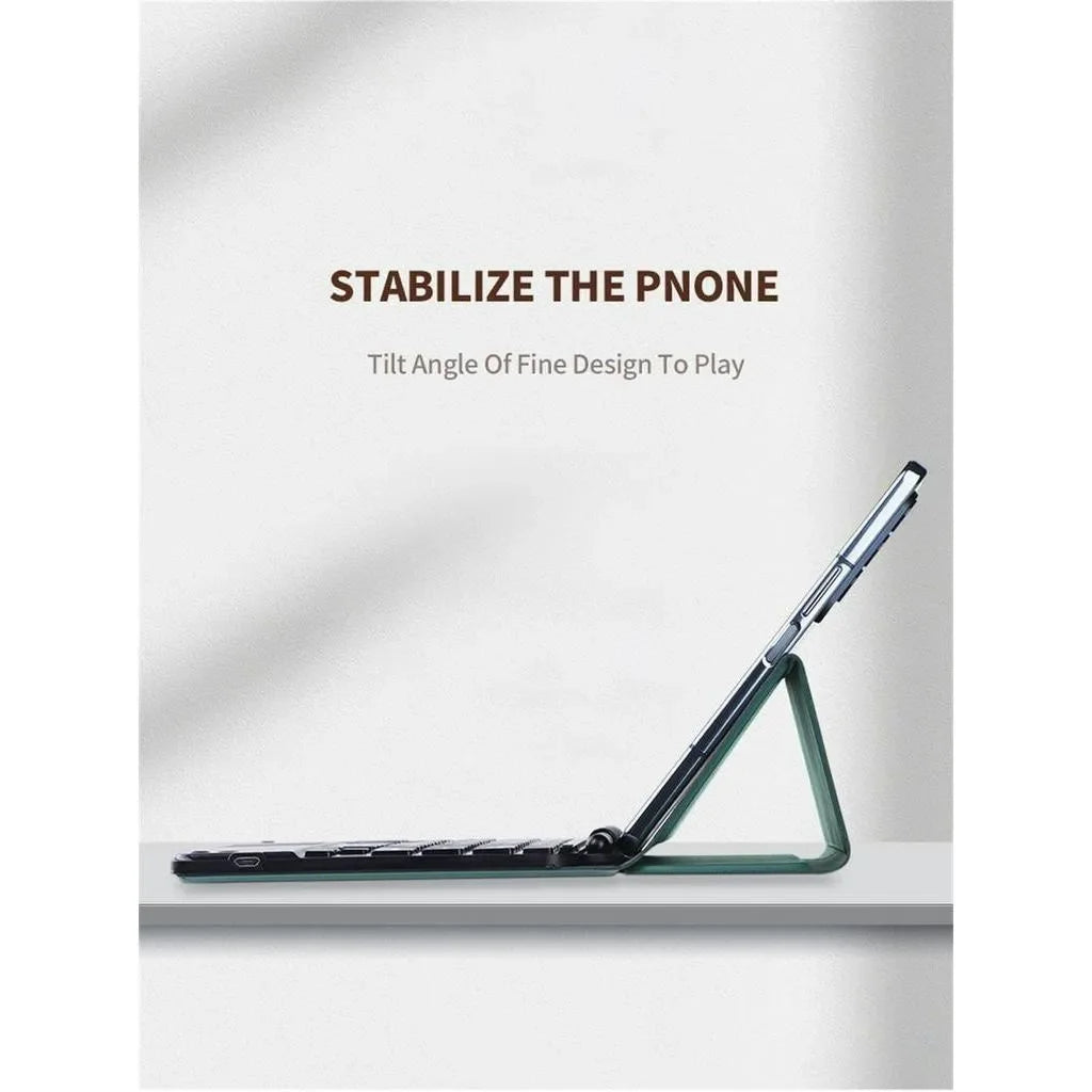 PU Leather Wireless Keyboard Fold Case for Samsung Galaxy Fold Z Fold6 5 4 3 2 1 Magnetic Fold Stand Cover Trackpad Keyboard