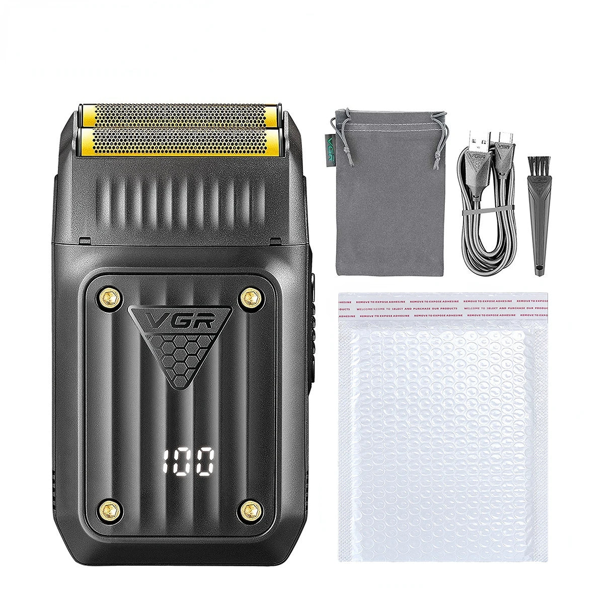 VGR Shaver Professional Razor Rechargeable Beard Trimmer Electric Hair Trimmers Reciprocating Shaving Machine for Men V-363
