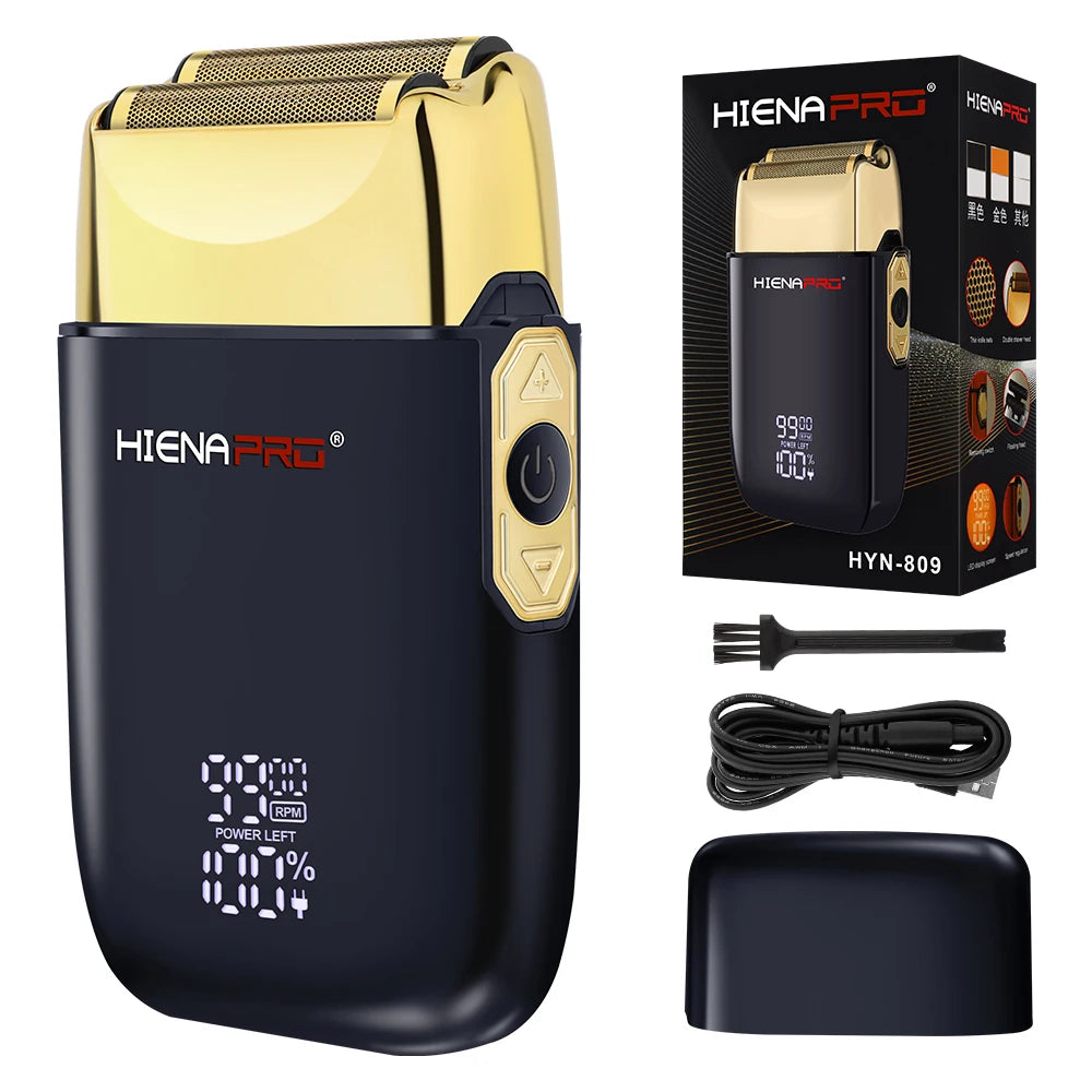 HIENA Hair cutting machine Hair clipperRechargeable Pro Electric Shaver For Men Hair Beard Electric home appliance Christmas