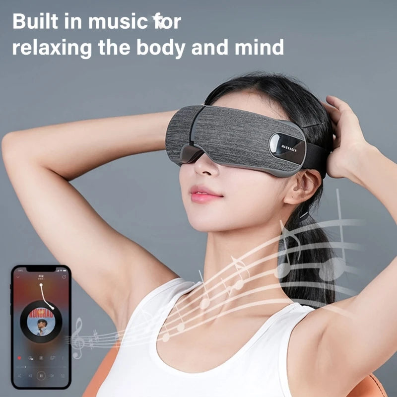 Eye Massager with Heat and Air Compression Gift Eye and Temple Massage Therapy
