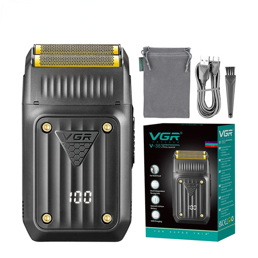 VGR Shaver Professional Razor Rechargeable Beard Trimmer Electric Hair Trimmers Reciprocating Shaving Machine for Men V-363