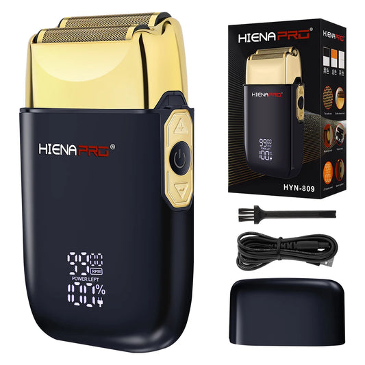 HIENA Hair cutting machine Hair clipperRechargeable Pro Electric Shaver For Men Hair Beard Electric home appliance Christmas